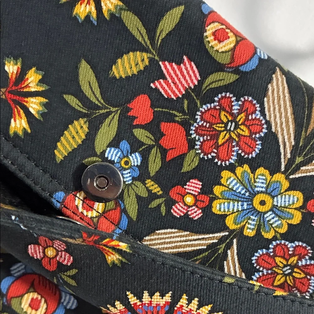 Christian Dior Floral Canvas and Leather Saddle Bag - Picture 11 of 17